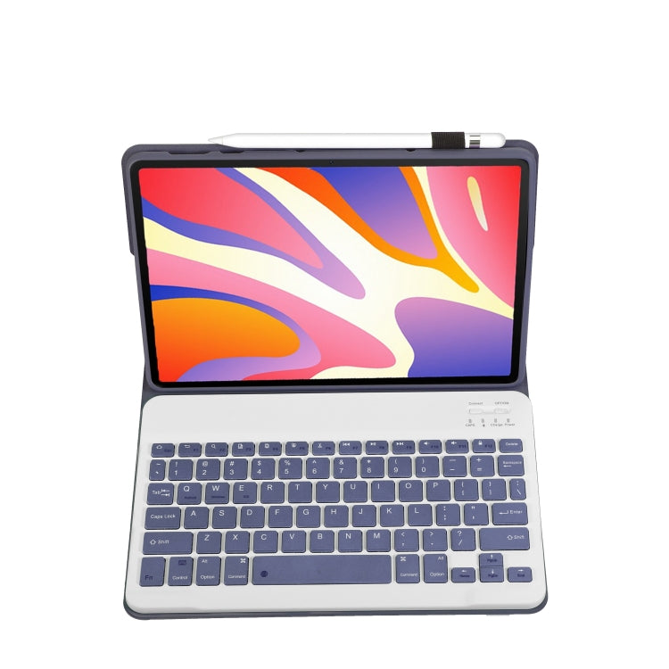 For Huawei MatePad SE 11 2024 AH21 Ultra-thin Detachable Bluetooth Keyboard Leather Tablet Case(Lavender White) - Others Keyboard by buy2fix | Online Shopping UK | buy2fix