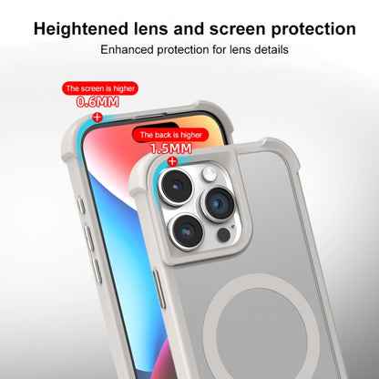 For iPhone 16 Pro Max Skin Feel MagSafe Phone Case(Grey) - iPhone 16 Pro Max Cases by buy2fix | Online Shopping UK | buy2fix