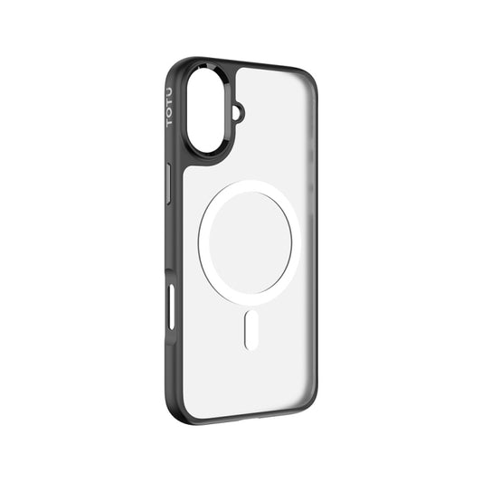 For iPhone 16 TOTU PC-7 Gold Shield Series Skin Feel MagSafe Magnetic Phone Case(White) - iPhone 16 Cases by TOTUDESIGN | Online Shopping UK | buy2fix