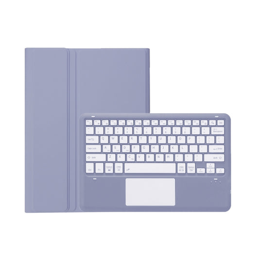 For Xiaomi Pad 6 Max 14 A0N8-A Ultra-thin Detachable Bluetooth Keyboard Leather Tablet Case with Touchpad(Lavender White) - Others Keyboard by buy2fix | Online Shopping UK | buy2fix