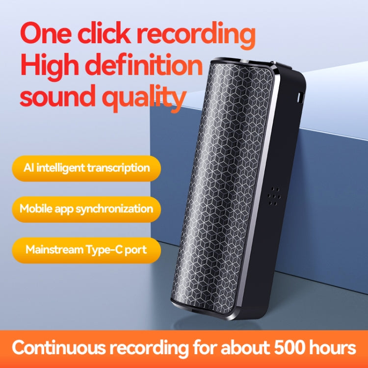 Q70A Magnetic Noise Reduction Voice Recording Pen Support APP Control, Memory:128GB(Black) - Recording Pen by buy2fix | Online Shopping UK | buy2fix