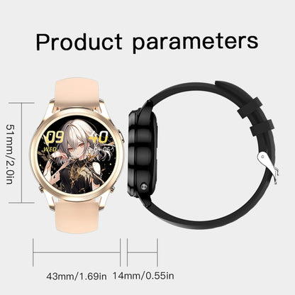 X17 mini 1.27 inch IP67 Waterproof 2 in 1 Bluetooth Earphone Smart Watch(Gold) - Smart Wristbands by buy2fix | Online Shopping UK | buy2fix