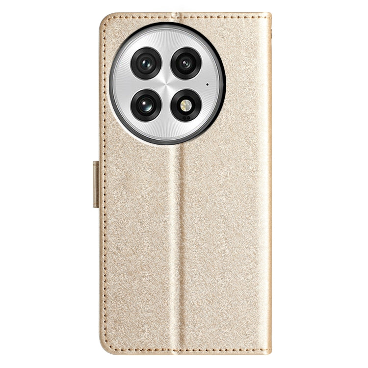 For OnePlus 13 Silk Texture Horizontal Flip Leather Phone Case(Gold) - OnePlus Cases by buy2fix | Online Shopping UK | buy2fix