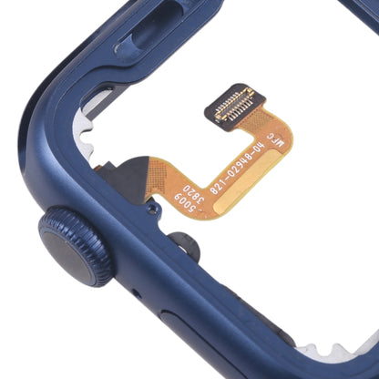 For Apple Watch Series 6 40MM GPS Aluminium Alloy Middle Frame Bezel Plate with Crown Spin Axis Flex Cable(Blue) - Middle Frame by buy2fix | Online Shopping UK | buy2fix