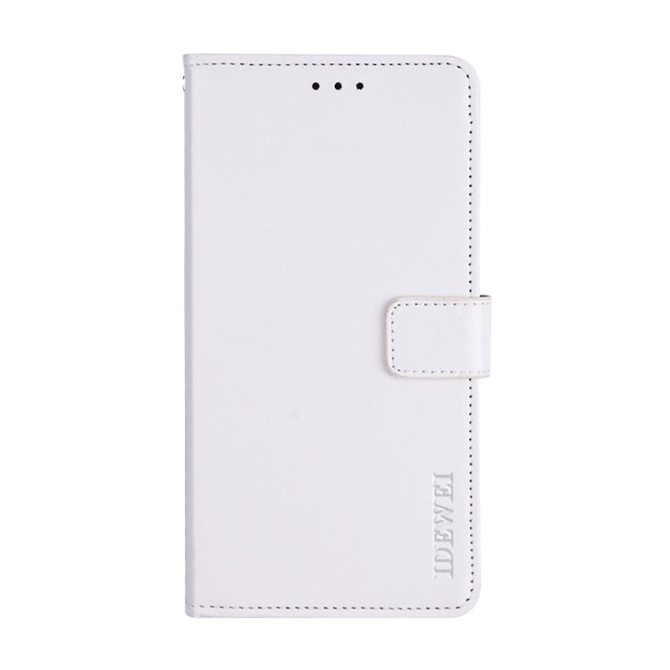 For Blackview BV5500 idewei Crazy Horse Texture Horizontal Flip Leather Case with Holder & Card Slots & Wallet(White) - More Brand by idewei | Online Shopping UK | buy2fix