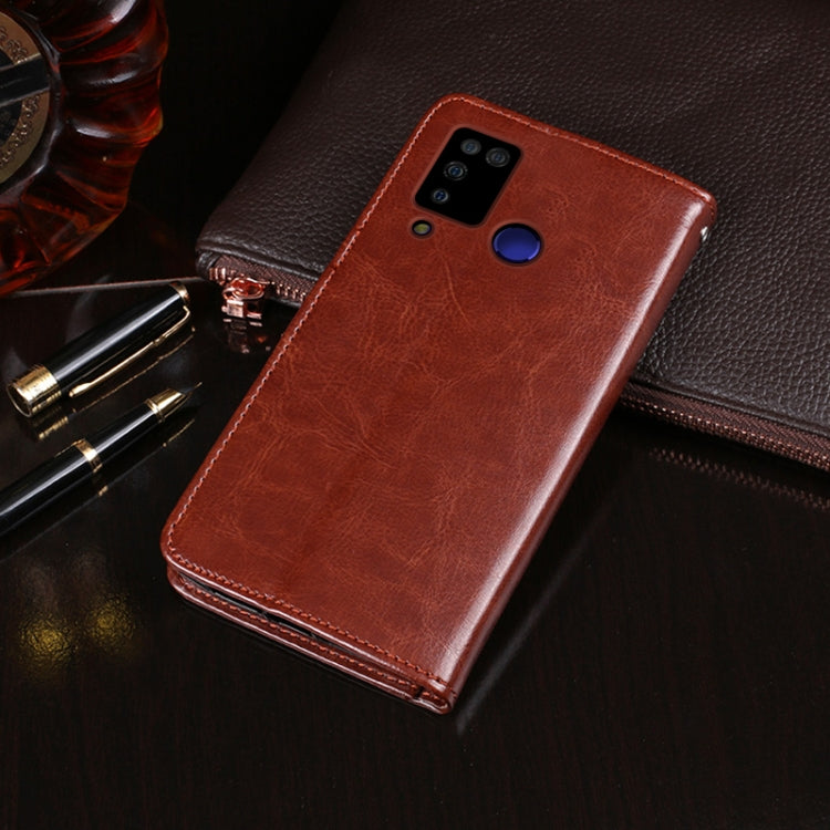 For DOOGEE N20 Pro idewei Crazy Horse Texture Horizontal Flip Leather Case with Holder & Card Slots & Wallet(Rose Red) - More Brand by idewei | Online Shopping UK | buy2fix