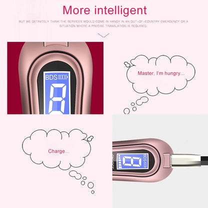 SONGSUN X2 Professional Portable Skin Spot Tattoo Freckle Removal Machine Mole Dot Removing Laser Plasma Beauty Care Pen with LCD Display Screen & 9 Gears Adjustment(Rose Gold) - Beauty Instrument by buy2fix | Online Shopping UK | buy2fix