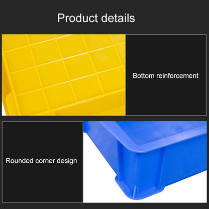 Thick Multi-function Material Box Brand New Flat Plastic Parts Box Tool Box, Size: 38.3cm x 24.2cm x 9.8cm(Blue) - Storage Bags & Boxes by buy2fix | Online Shopping UK | buy2fix