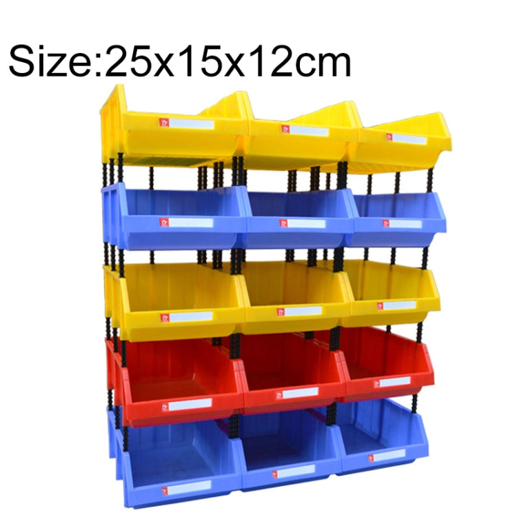 Thickened Oblique Plastic Box Combined Parts Box Material Box, Random Color Delivery, Size: 25cm x 15cm x 12cm - Storage Bags & Boxes by buy2fix | Online Shopping UK | buy2fix