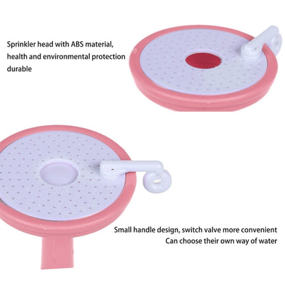 2 PCS Faucet Splash Water-saving Shower Bath Adjustable Valve Filter Water Saving Devices, Small Size: 6.5 x 10.5cm, Suitable for 17mm Diameter Round Faucets(Pink) - Faucets & Accessories by buy2fix | Online Shopping UK | buy2fix