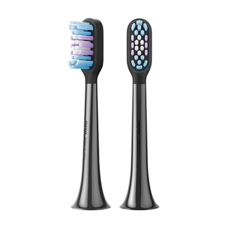 Original Xiaomi Mijia 2pcs Whitening Type Brush Head for Electric Toothbrush T501 / T501C (Black) - Replacement Brush Heads by Xiaomi | Online Shopping UK | buy2fix