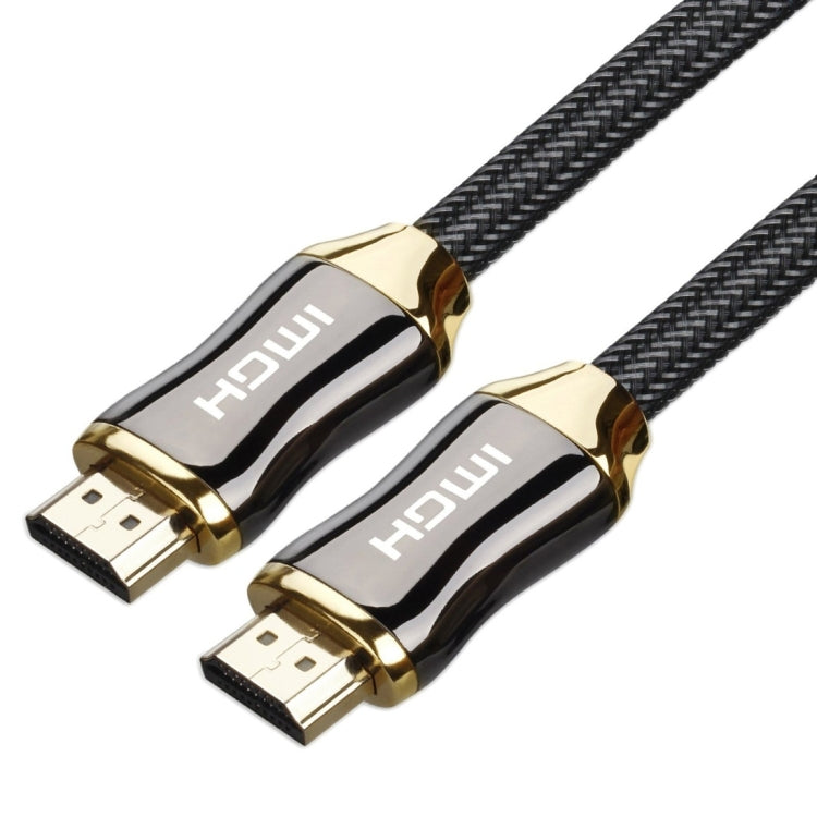 2m Metal Body HDMI 2.0 High Speed HDMI 19 Pin Male to HDMI 19 Pin Male Connector Cable - Cable by buy2fix | Online Shopping UK | buy2fix