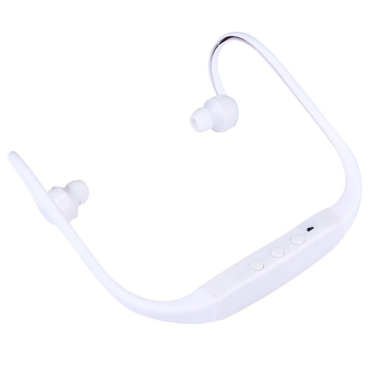 506 Life Waterproof Sweatproof Stereo Wireless Sports Earbud Earphone In-ear Headphone Headset with Micro SD Card Slot, For Smart Phones & iPad & Laptop & Notebook & MP3 or Other Audio Devices, Maximum SD Card Storage: 8GB(White) - Sport Earphone by buy2fix | Online Shopping UK | buy2fix