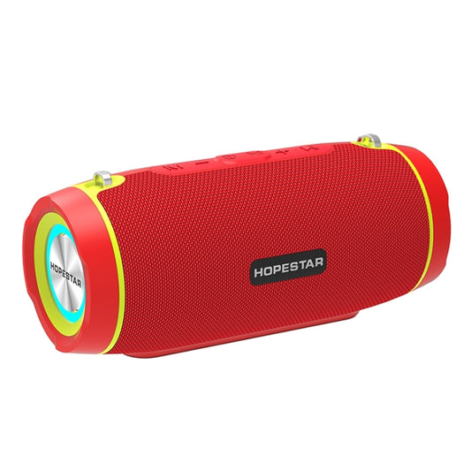 HOPESTAR H45 PARTY Portable Outdoor Waterproof Bluetooth Speaker, Support Hands-free Call & U Disk & TF Card & 3.5mm AUX & FM (Red) - Desktop Speaker by HOPESTAR | Online Shopping UK | buy2fix