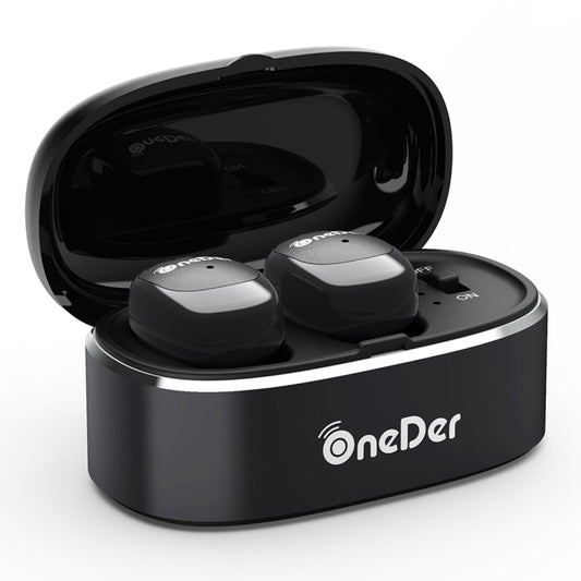 Oneder W11 True TWS Wireless Bluetooth Earphones Earbuds Stereo Headset(Black) - TWS Earphone by OneDer | Online Shopping UK | buy2fix