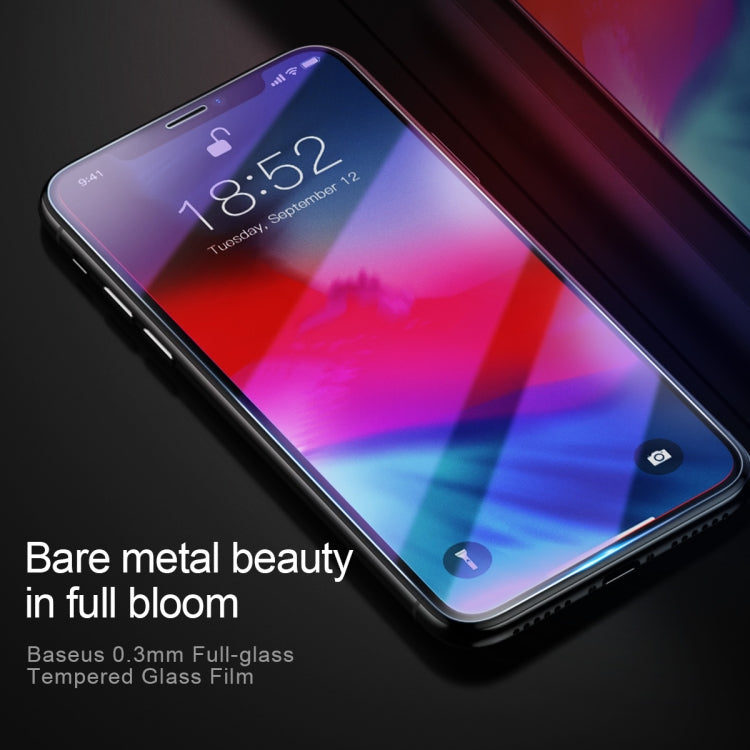 For iPhone 11 Pro Max / XS Max Baseus 0.3mm Anti Blue-ray Tempered Glass Film(Transparent) - iPhone XS Max Tempered Glass by Baseus | Online Shopping UK | buy2fix