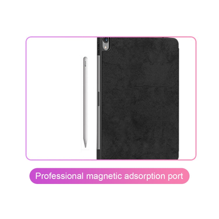 Horizontal Flip Leather Case with Pen Slot  Three-folding Holder & Wake-up / Sleep Function for iPad Air 13 2024 / Pro 12.9 (2018)(Red) - More iPad Cases by buy2fix | Online Shopping UK | buy2fix