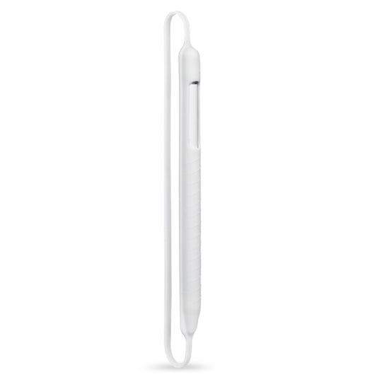 Apple Pencil Shockproof Soft Silicone Protective Cap Holder Sleeve Pouch Cover for iPad Pro 9.7 / 10.5 / 11 / 12.9 Pencil Accessories (White) - Pencil Accessories by buy2fix | Online Shopping UK | buy2fix