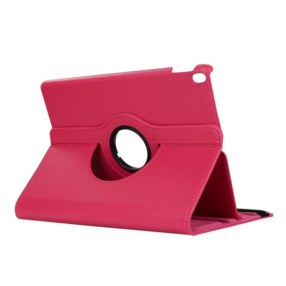 Litchi Texture 360 Degree Spin Multi-function Horizontal Flip Leather Protective Case with Holder for iPad Pro 10.5 inch / iPad Air (2019) (Magenta) - iPad Pro 10.5 inch Cases by buy2fix | Online Shopping UK | buy2fix