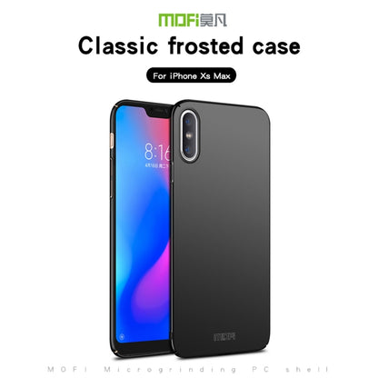 For iPhone XS Max MOFI Frosted PC Ultra-thin Full Coverage Protective Case (Red) - More iPhone Cases by MOFI | Online Shopping UK | buy2fix