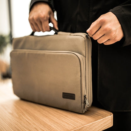 POFOKO E550 14 / 15.4 inch Portable Waterproof Polyester Laptop Handbag(Black) - Other by POFOKO | Online Shopping UK | buy2fix