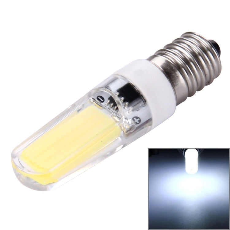 E14 3W 300LM COB LED Light , PC Material Dimmable for Halls / Office / Home, AC 220-240V(White Light) - LED Blubs & Tubes by buy2fix | Online Shopping UK | buy2fix