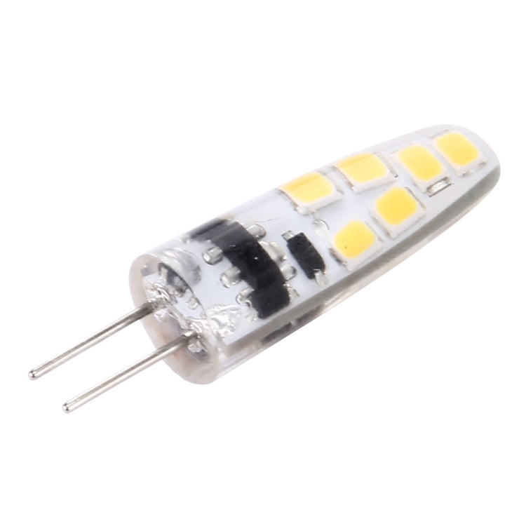 G4 2W 180LM Corn Light Bulb, 12 LED SMD 2835 Silicone, DC 12V, Small Size: 4.1x1x1cm(Warm White) - LED Blubs & Tubes by buy2fix | Online Shopping UK | buy2fix