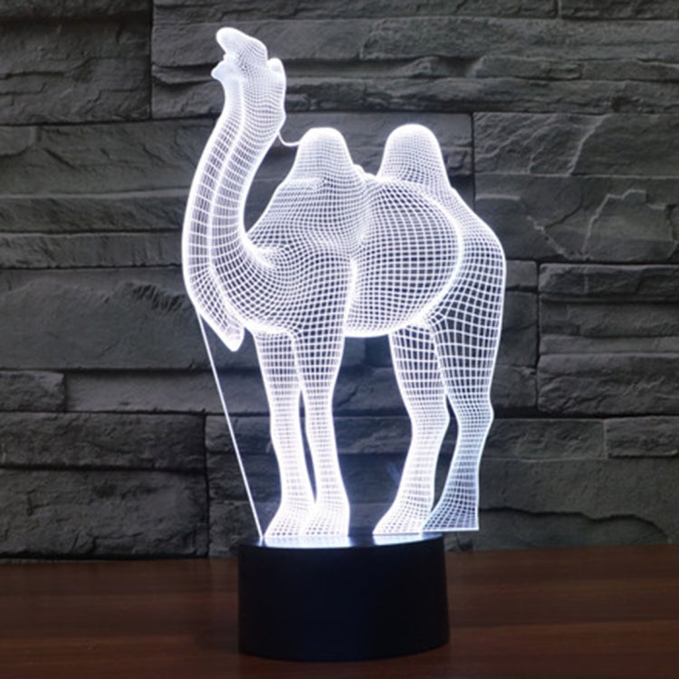 Camel Style 3D Touch Switch Control LED Light , 7 Color Discoloration Creative Visual Stereo Lamp Desk Lamp Night Light - Novelty Lighting by buy2fix | Online Shopping UK | buy2fix