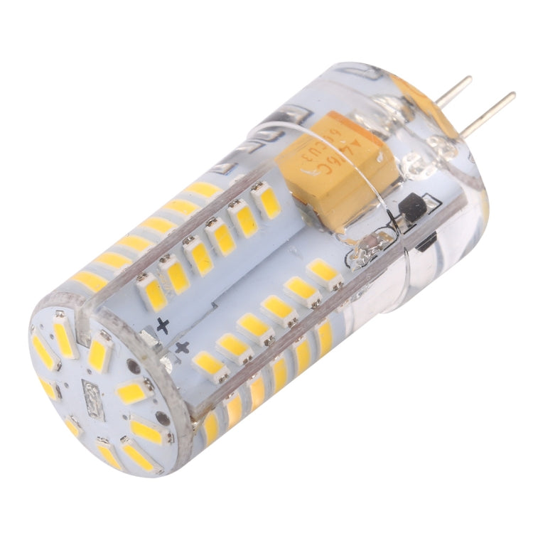 G4 6500K 200LM 57LEDs Silicone LED Corn Light, 3014 SMD, Light Color: White Light, AC / DC 12-16V - LED Blubs & Tubes by buy2fix | Online Shopping UK | buy2fix