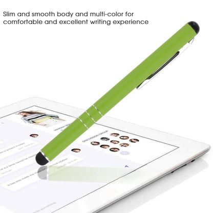 Universal Three Rings Mobile Phone Writing Pen (Green) - Stylus Pen by buy2fix | Online Shopping UK | buy2fix