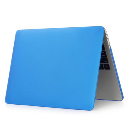 ENKAY Hat-Prince 2 in 1 Frosted Hard Shell Plastic Protective Case + US Version Ultra-thin TPU Keyboard Protector Cover for 2016 New MacBook Pro 15.4 inch with Touchbar (A1707)(Dark Blue) - MacBook Pro Cases by ENKAY | Online Shopping UK | buy2fix