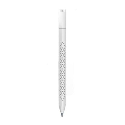 For Apple Pencil (USB-C) Diamond Pattern Silicone Stylus Pen Protective Case (White) - Pencil Accessories by buy2fix | Online Shopping UK | buy2fix