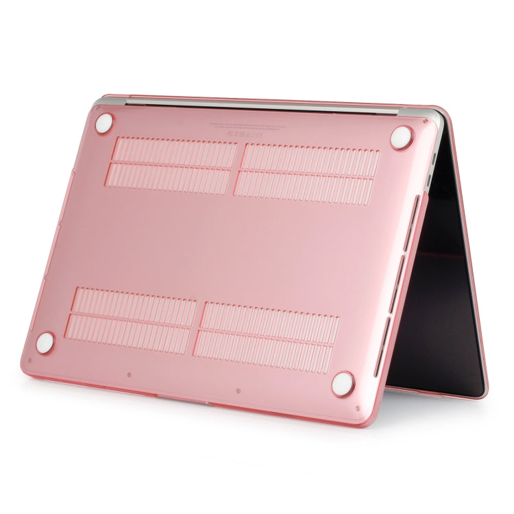 Laptop Crystal Style PC Protective Case for MacBook Pro 15.4 inch A1990 (2018) (Pink) - MacBook Pro Cases by buy2fix | Online Shopping UK | buy2fix