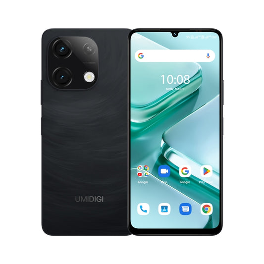 UMIDIGI G9T, 4GB+128GB, Face ID & Side Fingerprint Identification, 6.75 inch Android 14 UNISOC T606 Octa Core, Network: 4G (Galaxy Black) - UMIDIGI by UMIDIGI | Online Shopping UK | buy2fix