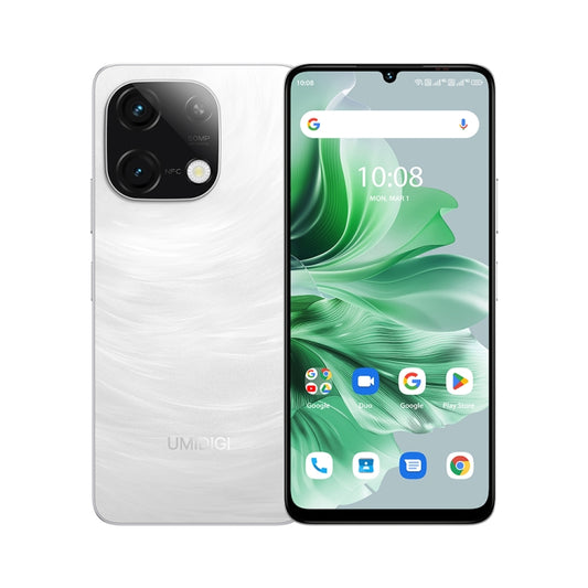 UMIDIGI G9C, 6GB+128GB, Face ID & Side Fingerprint Identification, 6.75 inch Android 14 MediaTek Helio G36 Octa Core, Network: 4G (Galaxy White) - UMIDIGI by UMIDIGI | Online Shopping UK | buy2fix