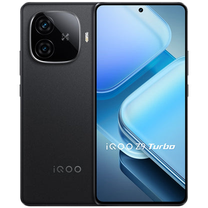 vivo iQOO Z9 Turbo, Dual Back Cameras, 12GB+512GB, Face ID Screen Fingerprint Identification, 6.78 inch Android 14.0 OriginOS 4 Snapdragon 8s Gen 3 Octa Core 3.0GHz, OTG, NFC, Network: 5G, Support Google Play (Black) - vivo by vivo | Online Shopping UK | buy2fix