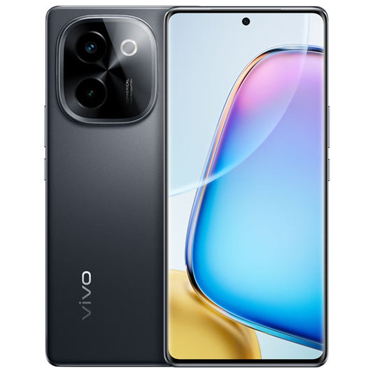 vivo Y200, Dual Back Cameras, 12GB+256GB, Face ID Screen Fingerprint Identification, 6.78 inch Android 14.0 OriginOS 4 Snapdragon 6 Gen 1 Octa Core 2.2GHz, OTG, Network: 5G, Support Google Play (Black) - vivo by vivo | Online Shopping UK | buy2fix