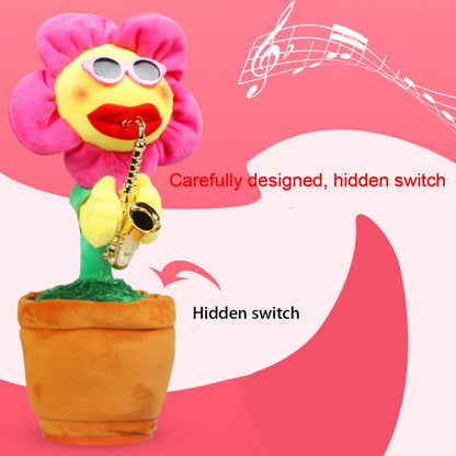 Sunflower Sax Style Bluetooth Plush Children Adult Toy ,Support USB Charging & Battery(Orange) - Music Toys by buy2fix | Online Shopping UK | buy2fix