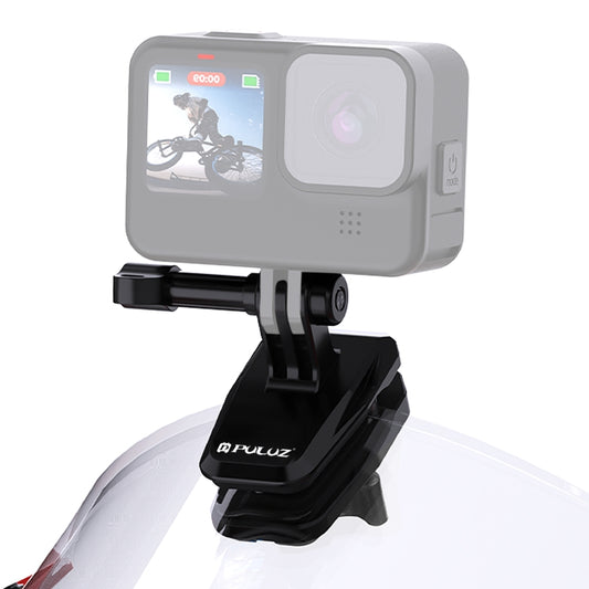 PULUZ Motorcycle Windshield Clip Bracket Camera Mount (Black) - Bicycle Handlebar Mount by PULUZ | Online Shopping UK | buy2fix