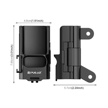 For DJI OSMO Pocket 3 PULUZ Plastic Protection Frame Expansion Cold Shoe Adapter Bracket (Black) - Mount & Holder by PULUZ | Online Shopping UK | buy2fix