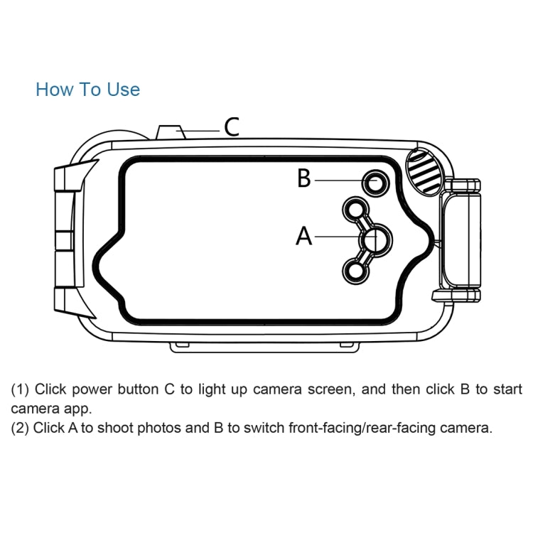 For iPhone XS Max PULUZ 40m/130ft Waterproof Diving Case, Photo Video Taking Underwater Housing Cover(White) - More iPhone Cases by PULUZ | Online Shopping UK | buy2fix