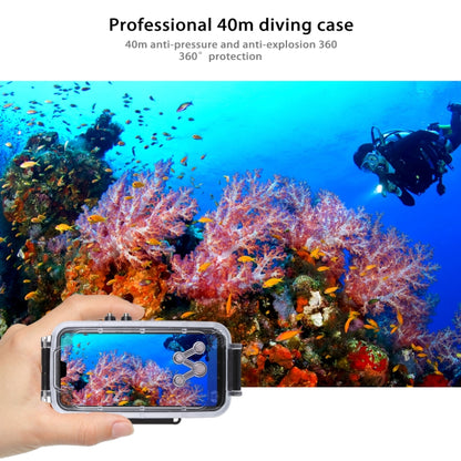 PULUZ 40m/130ft Waterproof Diving Case for Huawei P20 Pro, Photo Video Taking Underwater Housing Cover(Black) - Huawei Cases by PULUZ | Online Shopping UK | buy2fix