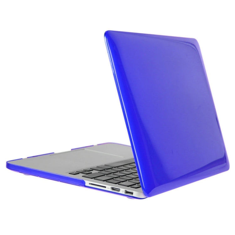 ENKAY for Macbook Pro Retina 15.4 inch (US Version) / A1398 Hat-Prince 3 in 1 Crystal Hard Shell Plastic Protective Case with Keyboard Guard & Port Dust Plug(Dark Blue) - MacBook Pro Cases by ENKAY | Online Shopping UK | buy2fix