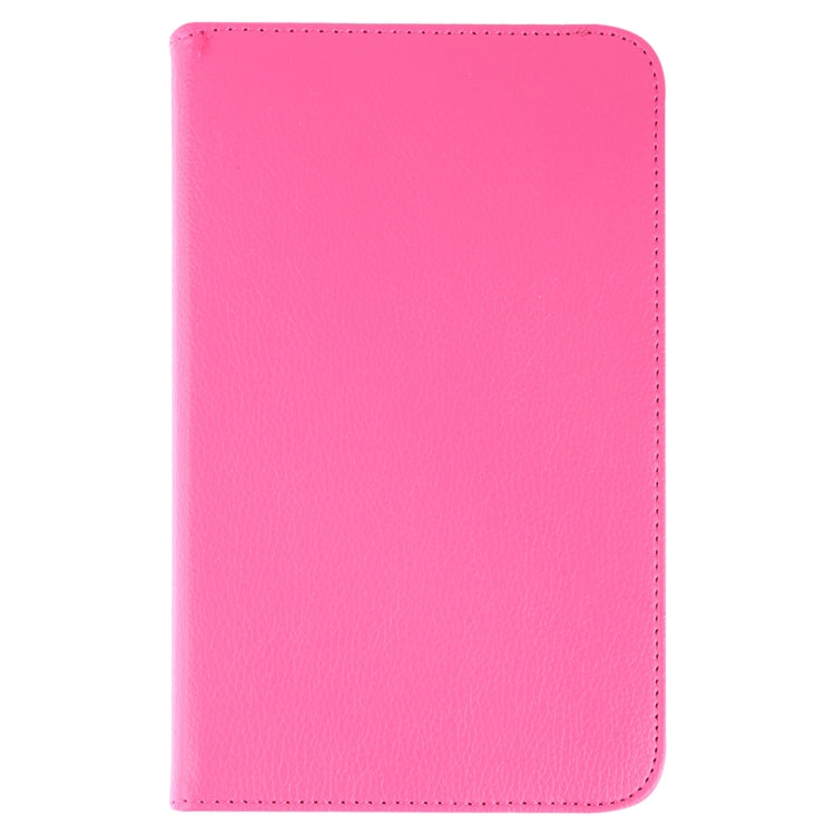 Litchi Texture Horizontal Flip 360 Degrees Rotation Leather Case for Galaxy Tab A 8 (2019) / P200 / P205, with Holder (Rose Red) - Tab A 8.0 & S Pen (2019) P200/P205 by buy2fix | Online Shopping UK | buy2fix