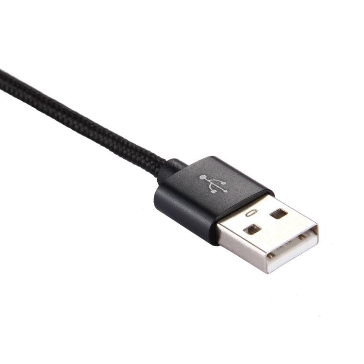 Knit Texture USB to USB-C / Type-C Data Sync Charging Cable, Cable Length: 1m, 3A Total Output, 2A Transfer Data(Black) - USB-C & Type-C Cable by buy2fix | Online Shopping UK | buy2fix