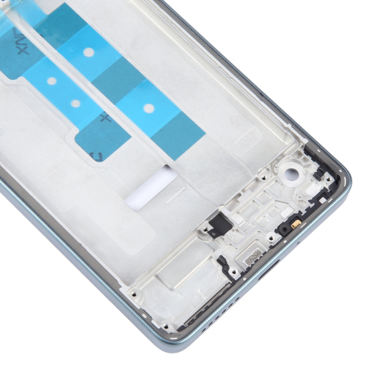 For Xiaomi Poco M6 Pro 4G Original Front Housing LCD Frame Bezel Plate (Blue) - LCD Related Parts by buy2fix | Online Shopping UK | buy2fix