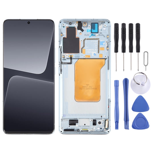 For Xiaomi 13 Pro Original AMOLED Material LCD Screen Digitizer Full Assembly with Frame (Blue) - LCD Screen by buy2fix | Online Shopping UK | buy2fix