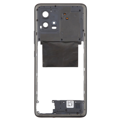 For Motorola Moto G72 Original Middle Frame Bezel Plate (Black) - Frame Bezel Plate by buy2fix | Online Shopping UK | buy2fix