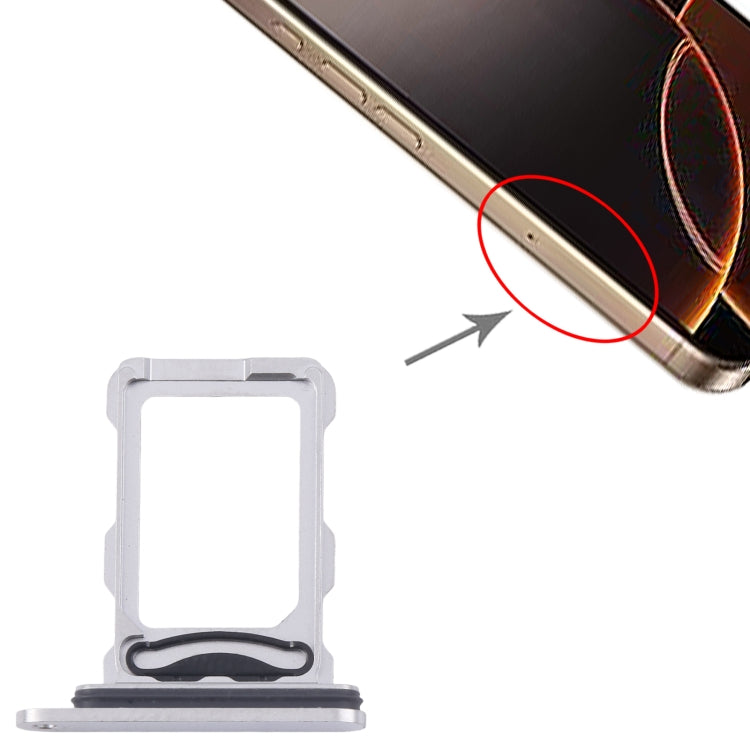 For iPhone 16 Pro SIM + SIM Card Tray (White) -  by buy2fix | Online Shopping UK | buy2fix