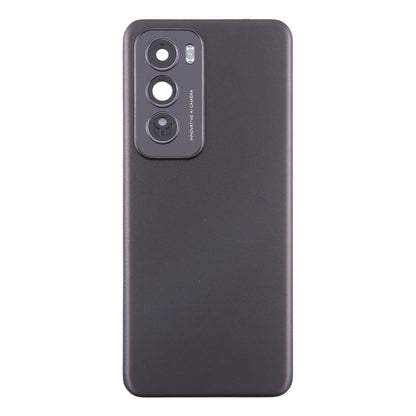 For OPPO Reno12 Global Original Battery Back Cover with Camera Lens Cover(Black) - Back Cover by buy2fix | Online Shopping UK | buy2fix